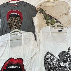 Four Lauren Moshi T Shirts